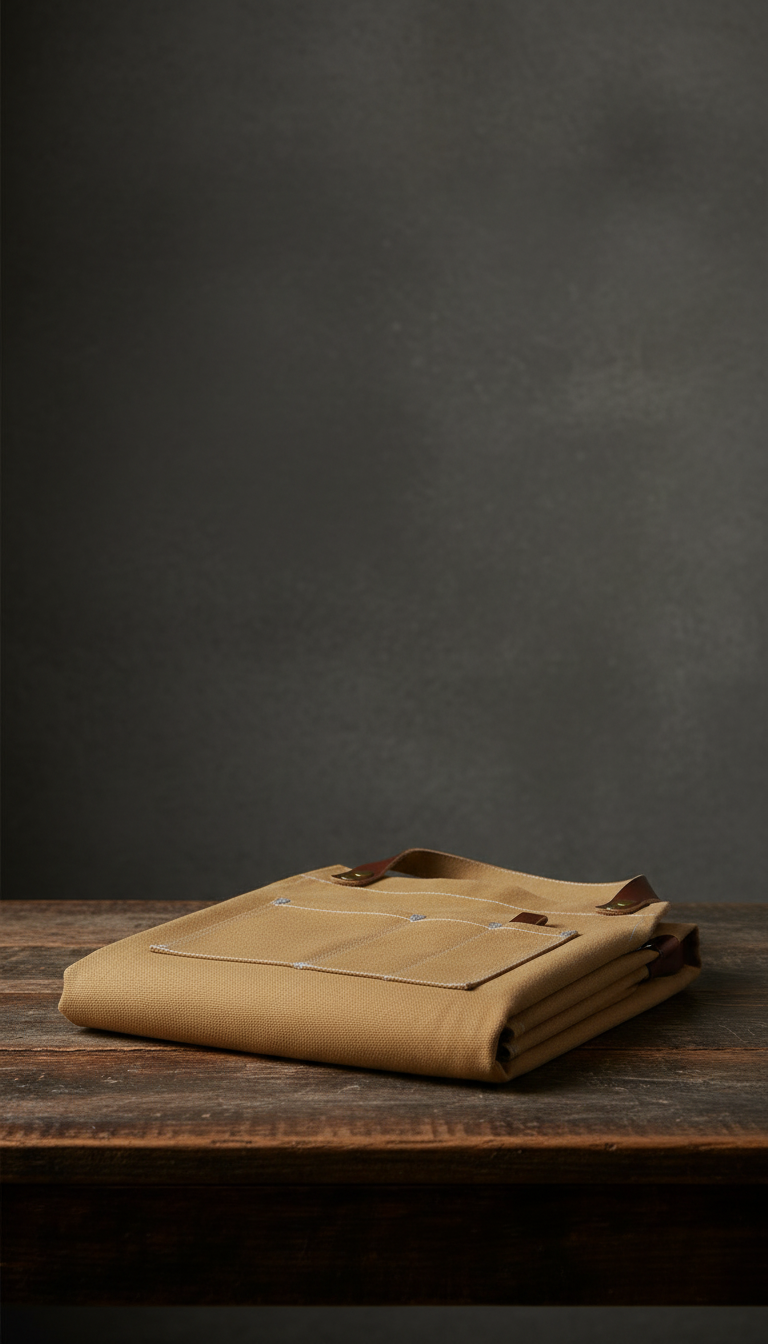 Bartender Utility Apron in Sand with Utility Pockets in a new setting