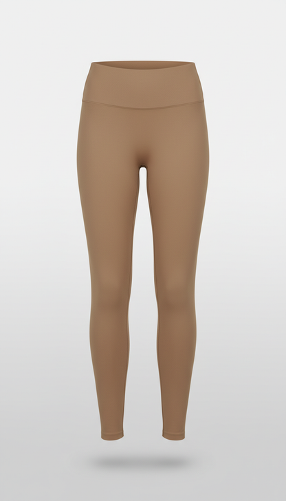 Seamless high-waist legging, Single-product shots use a 3/4 angle at chest height for apparel (or above-table for...