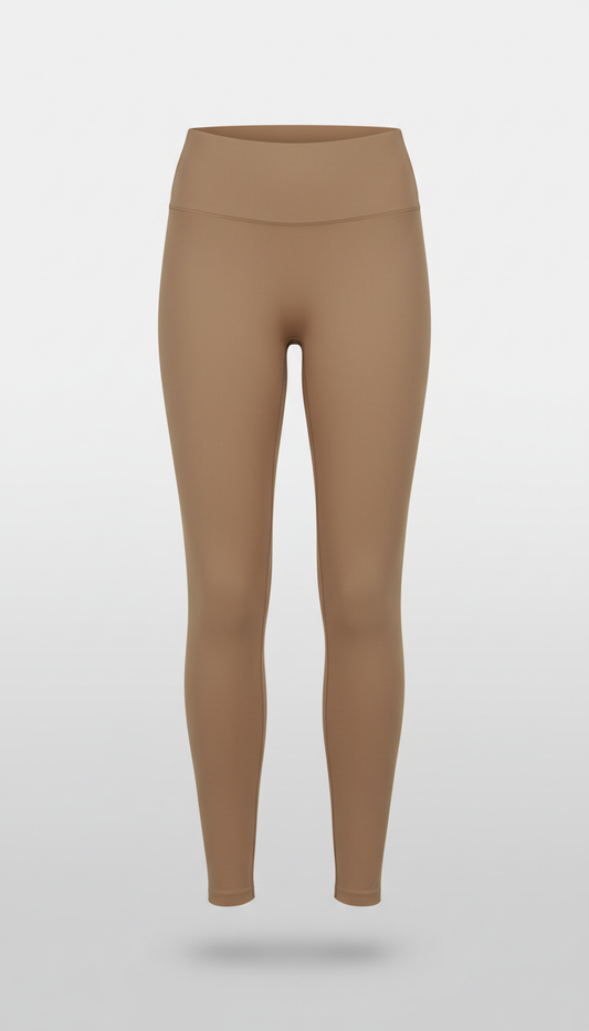 Seamless high-waist legging, Single-product shots use a 3/4 angle at chest height for apparel (or above-table for...