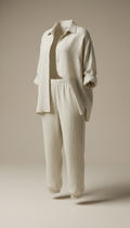 Ivory Linen Lounge Set