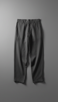 Graphite shadow loose-fit linen pants