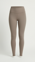 Taupe Veil high-waisted leggings