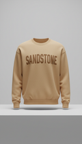 Sandstone Bold Typography Sweatshirt