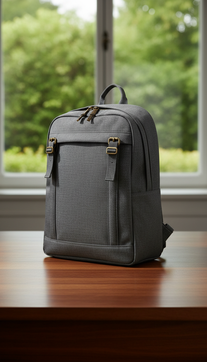 Slim Laptop Backpack in a new setting