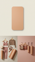 Apricot nude Pilates mat