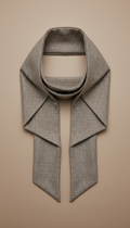 Stone Linen Tailored Scarf