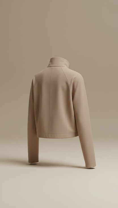 Alternate angle view of Minimalist Cropped Performance Jacket