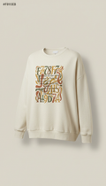 Cream Linen Cozy Scripture Sweatshirt
