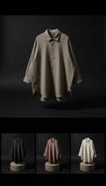 Oversized Shirt in Japanese Cotton