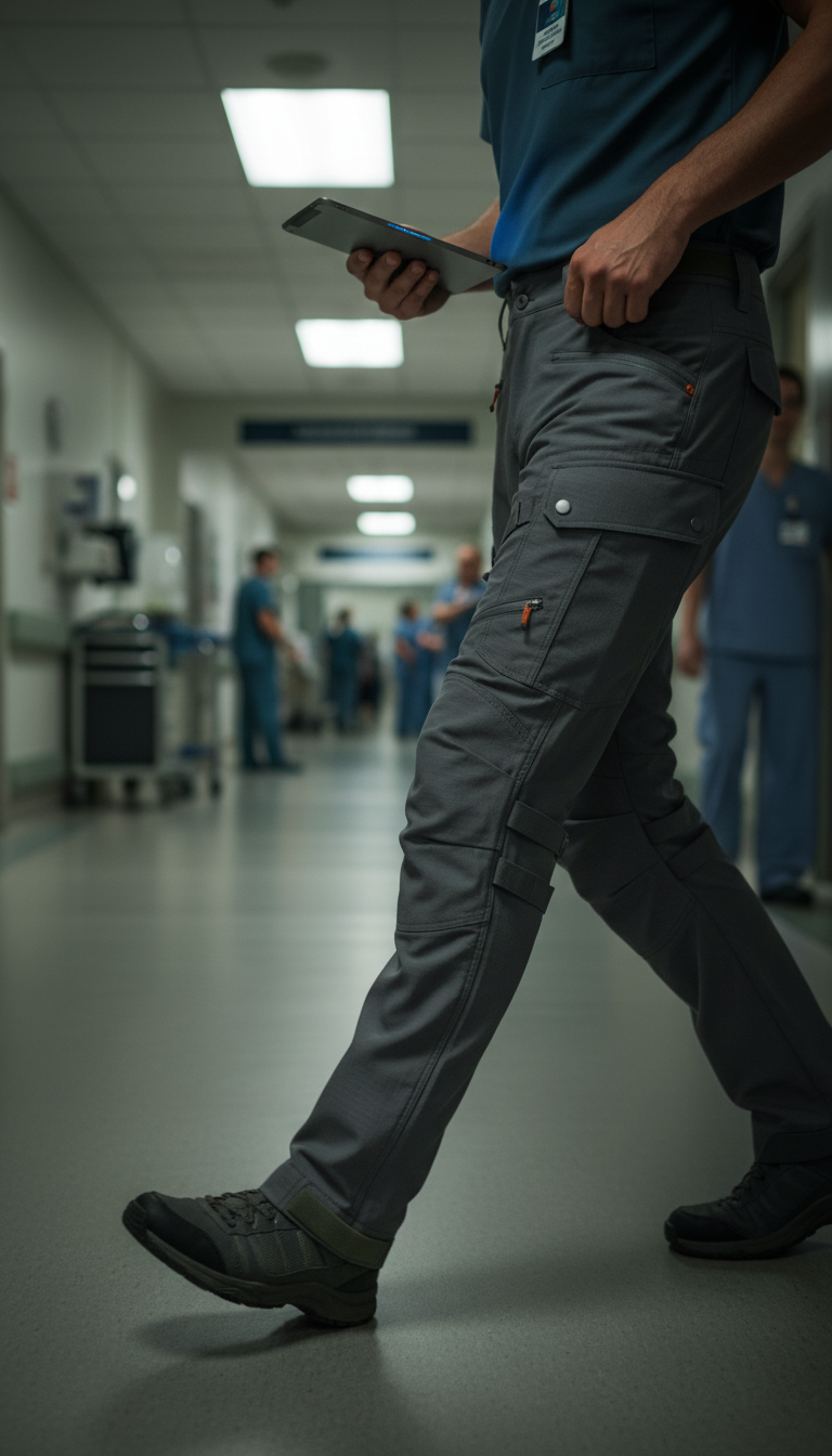 Recon Cargo Pant Articulated Knees in use