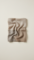 Earth-toned linen scarf