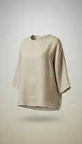 Beige Linen Blouse