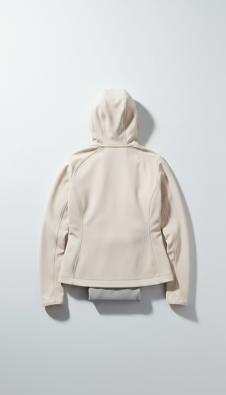 Alternate angle view of Skyline lightweight jacket for all-weather layering