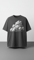 Heavyweight Graphic Tee in Smoke Cotton