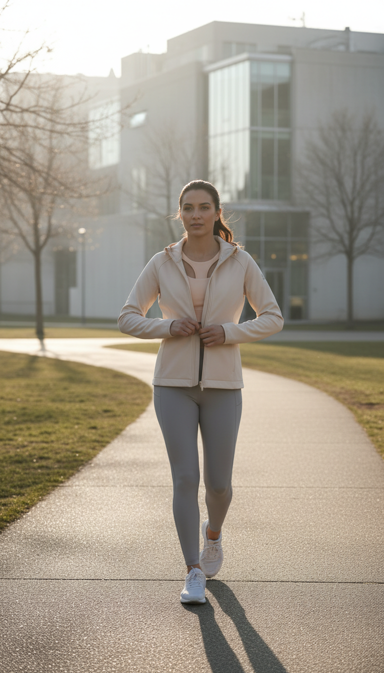 Skyline lightweight jacket for all-weather layering in use