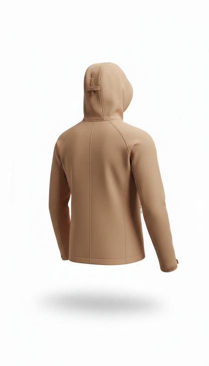 Alternate angle view of Technical Zip Jacket Warm Stone